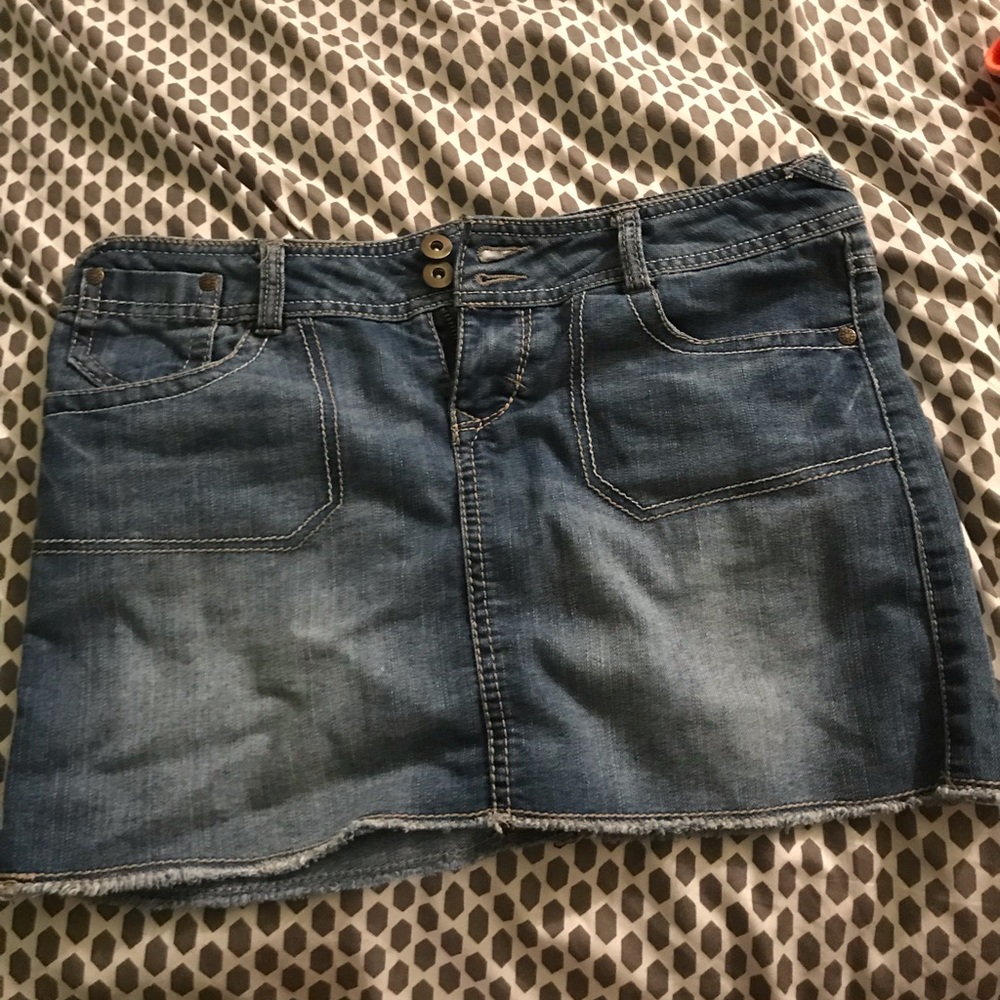 jean skirt